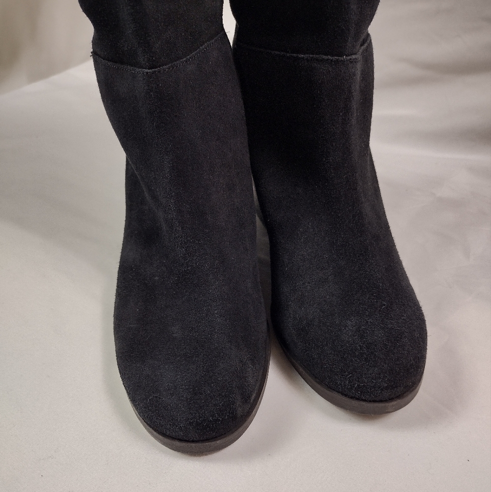 NWOT Lucky Brand Calypso Suede Tall Boot Size 5M - Picture 5 of 9